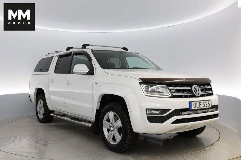 Vit Begagnad 2017 VW Amarok Aventura Pickup | 230 000 kr - Bild 1/4
