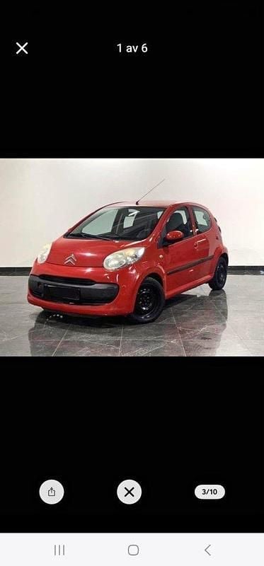 Röd Begagnad 2008 Citroën C1 Halvkombi | 39 000 kr (Marknadspris) - Bild 1/4