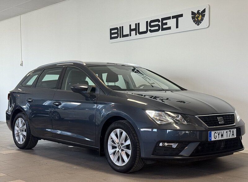 Mörkgrå Begagnad 2019 Seat Leon ST Kombi | 149 900 kr (Marknadspris) - Bild 1/4