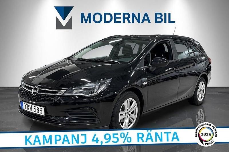 Svart Begagnad 2017 Opel Astra Enjoy Kombi | 94 900 kr (Marknadspris) - Bild 1/4