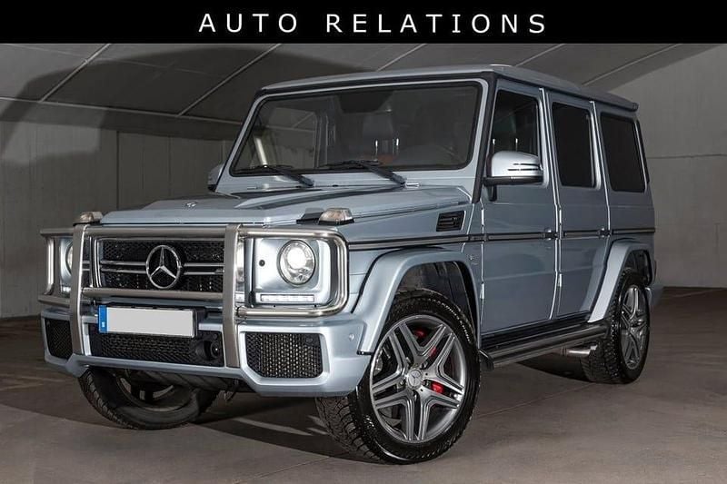 Begagnad Mercedes G63 AMG AMG 544 HK (400 kW) 2015 Ljusblå metallic SUV