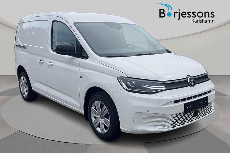 Vit Ny 2025 VW Caddy Minibuss | 414 000 kr (Marknadspris) - Bild 1/4