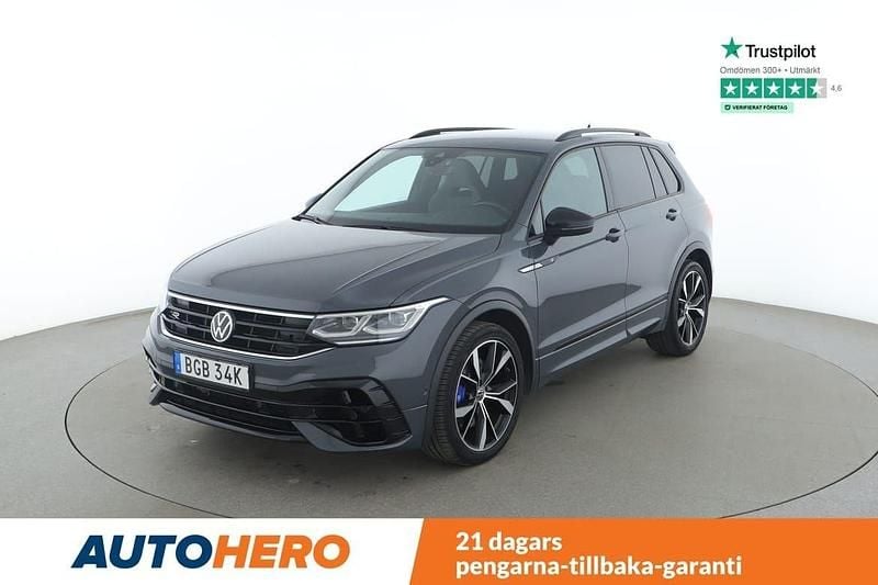 Grå Begagnad 2021 VW Tiguan R SUV | 445 000 kr - Bild 1/4