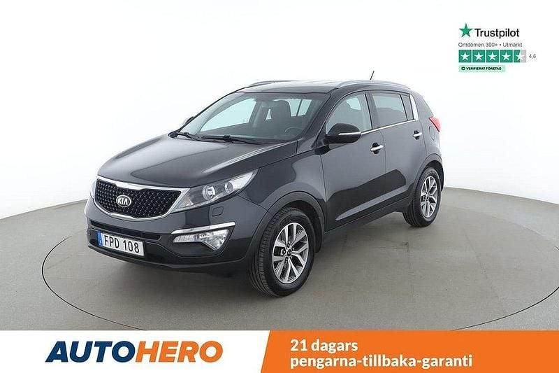 Svart Begagnad 2014 Kia Sportage SUV | 100 000 kr (Marknadspris) - Bild 1/4