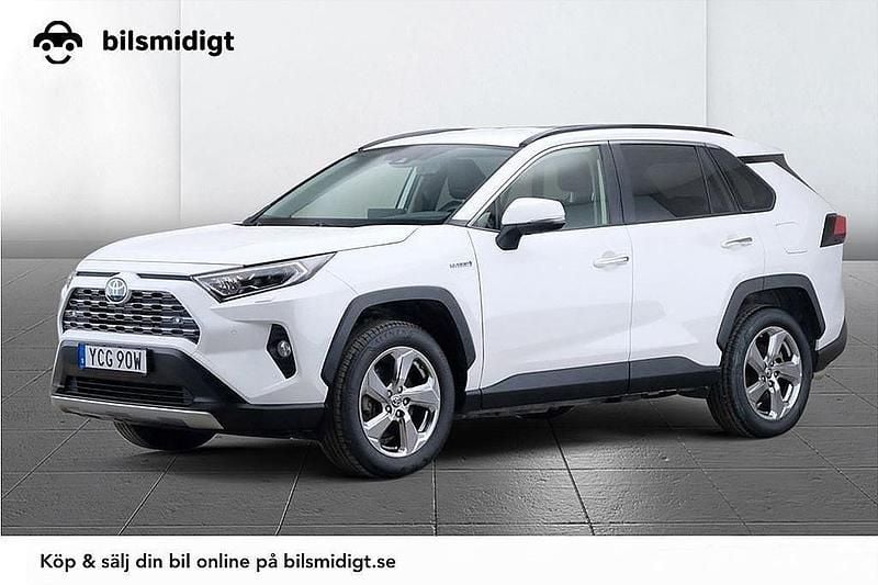 Vit Begagnad 2020 Toyota RAV4 Hybrid Executive SUV | 329 900 kr (Bra pris) - Bild 1/3