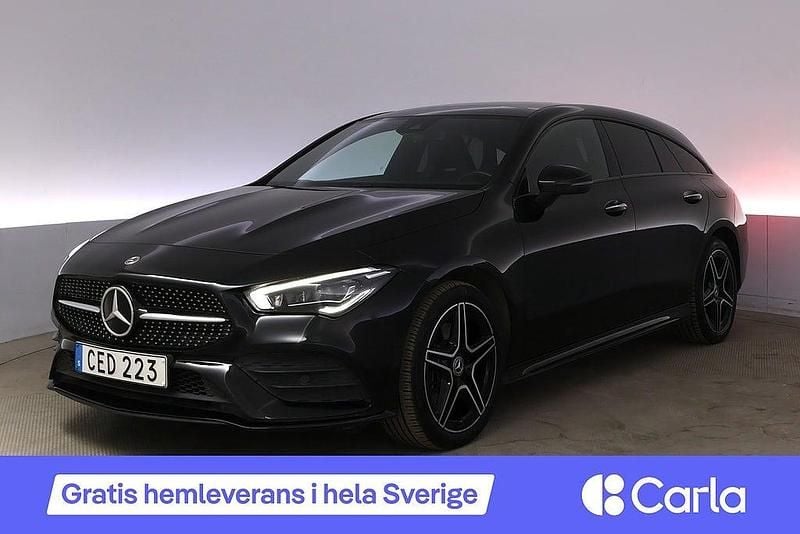 Begagnad Mercedes CLA250 Shooting Brake AMG 218 HK (160 kW) 2021 Svart Kombi