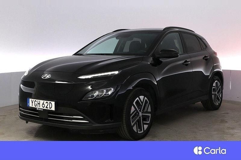 Svart Begagnad 2021 Hyundai Kona Essential SUV | 189 900 kr (Superpris) - Bild 1/4