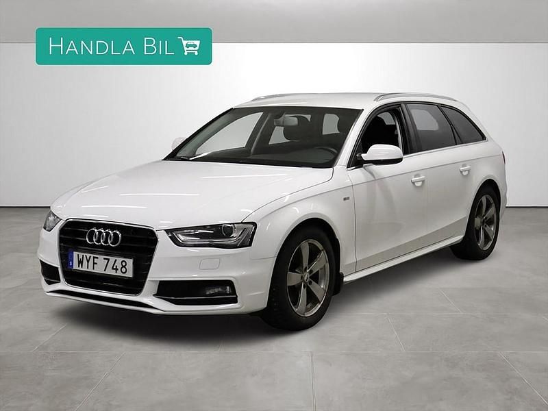 Begagnad Audi A4 S-Line 150 HK (110 kW) 2014 Vit Kombi