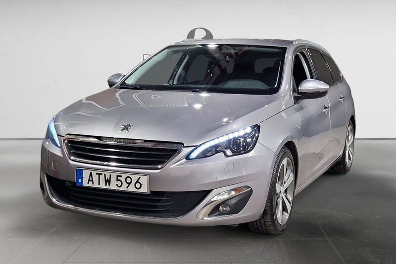 Grå Begagnad 2014 Peugeot 308 Allure Kombi | 109 900 kr (Marknadspris) - Bild 1/3
