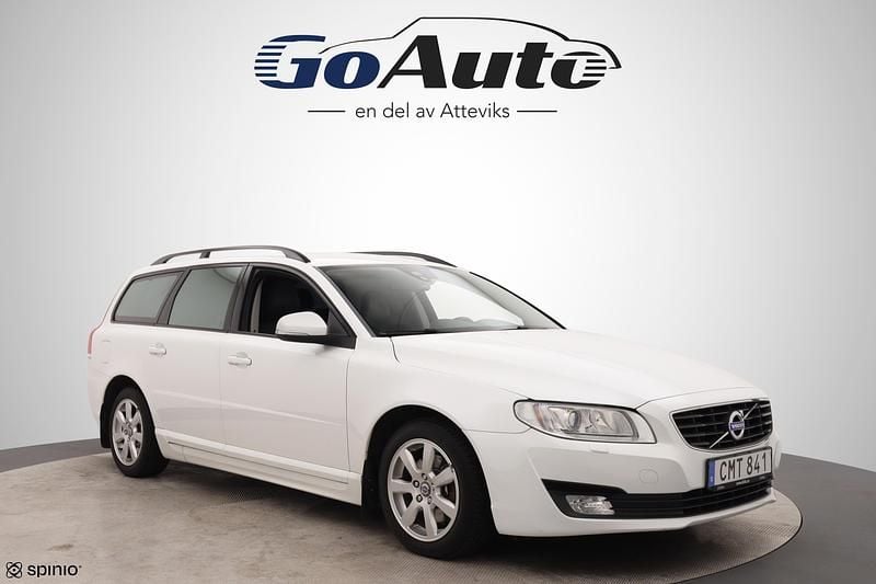 Vit Begagnad 2014 Volvo V70 Kombi | 159 900 kr (Dyr) - Bild 1/4