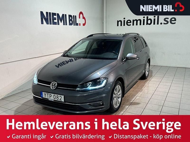 Mörkgrå Begagnad 2018 VW Golf VII Kombi | 154 900 kr (Marknadspris) - Bild 1/3