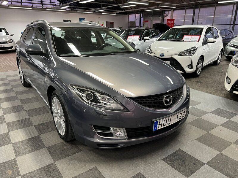 Grå Begagnad 2008 Mazda 6 Comfort Kombi | 54 500 kr (Lite dyr) - Bild 1/4