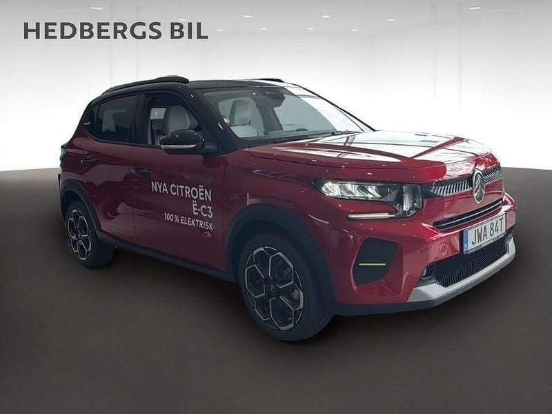 Röd Begagnad 2024 Citroën e-C3 Halvkombi | 294 800 kr (Marknadspris) - Bild 1/4