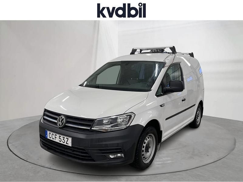Vit Begagnad 2020 VW Caddy Minibuss | 140 000 kr (Superpris) - Bild 1/3