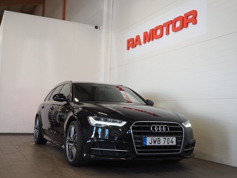 Svart Begagnad 2017 Audi A6 S-Line Kombi | 219 900 kr (Marknadspris) - Bild 1/3