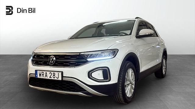 Vit Begagnad 2022 VW T-Roc Life SUV | 259 900 kr (Marknadspris) - Bild 1/4