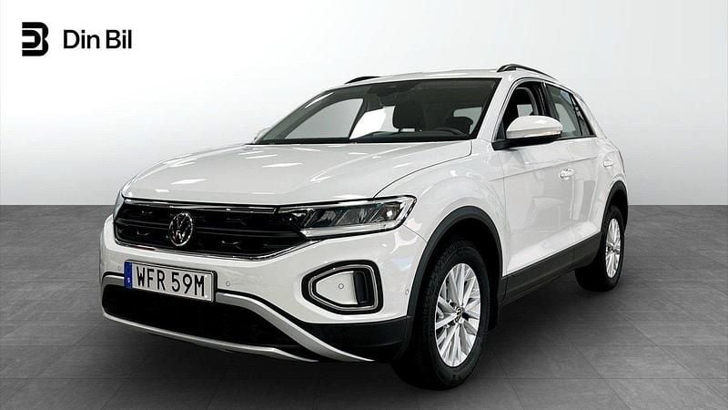 Vit Begagnad 2022 VW T-Roc Life SUV | 264 900 kr (Marknadspris) - Bild 1/4