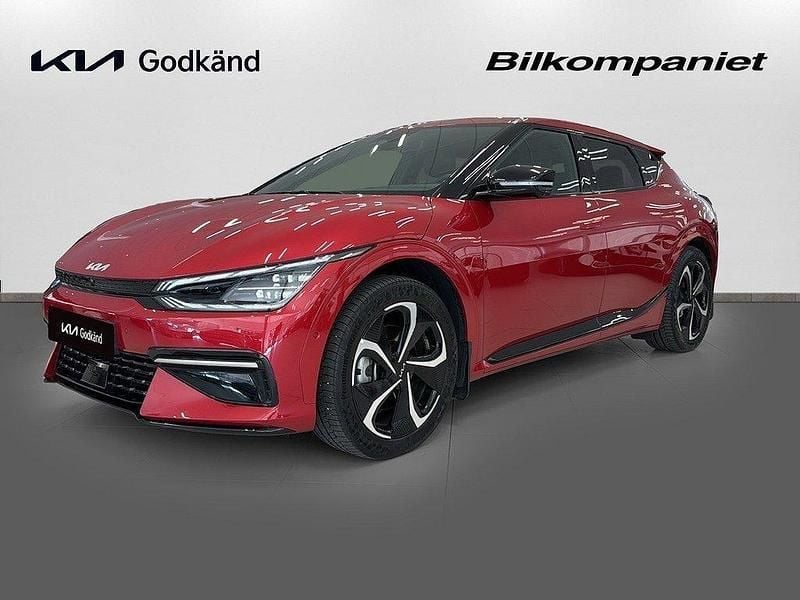 Röd (runway red metallic) Begagnad 2023 Kia EV6 2 SUV | 459 900 kr (Superpris) - Bild 1/4