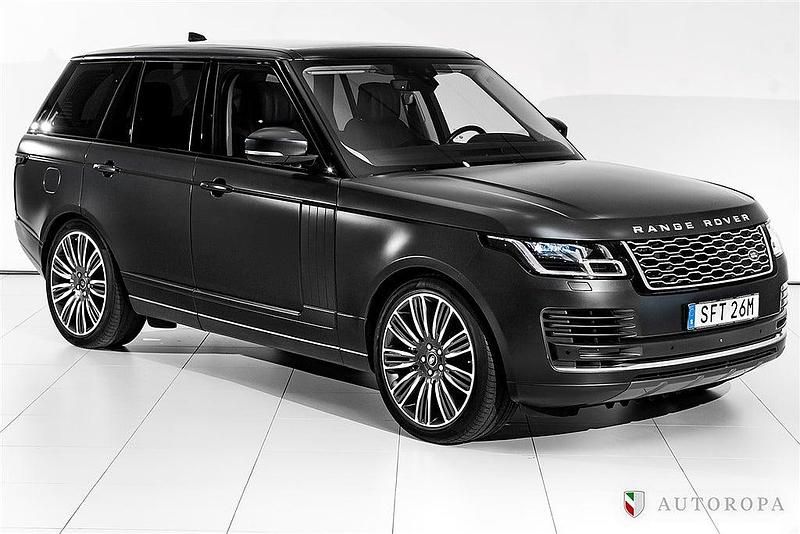 Svo black matte Begagnad 2019 Land Rover Range Rover Vogue SUV | 649 000 kr - Bild 1/4