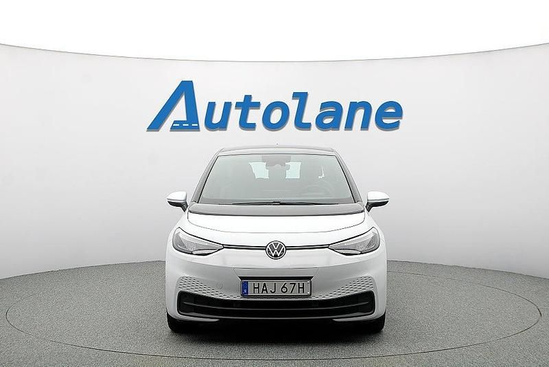 Begagnad VW ID.3 Pro Performance 150 kW (204 HK) 2021 Vit Halvkombi