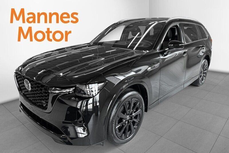 Svart Ny 2025 Mazda CX-80 Homura-Line SUV | 659 000 kr (Marknadspris) - Bild 1/4