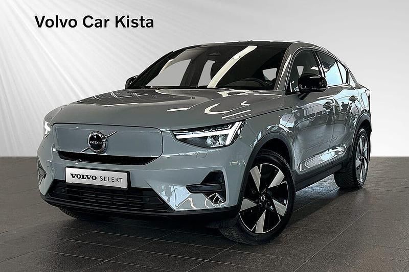 Grå Begagnad 2024 Volvo EC40 Single Motor SUV | 388 900 kr - Bild 1/3