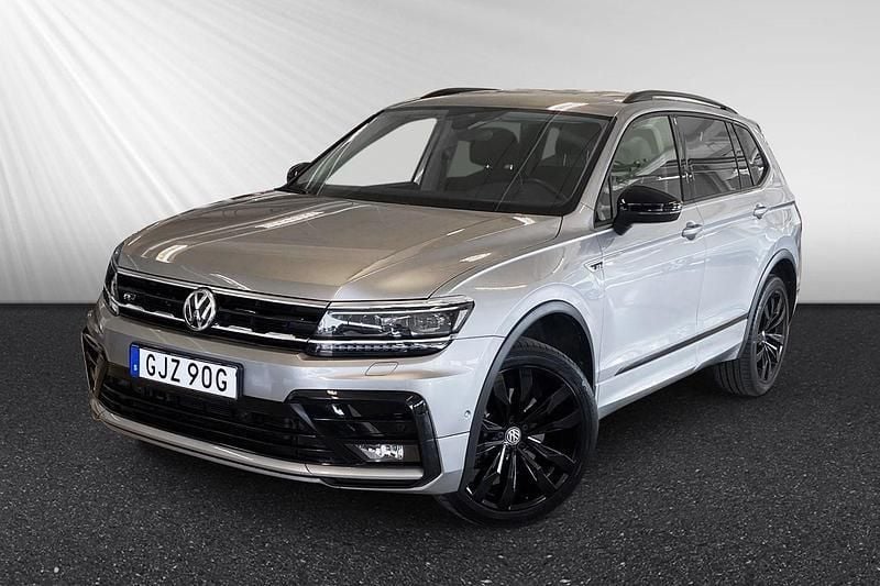 Silver Begagnad 2021 VW Tiguan Allspace GT SUV | 364 400 kr (Marknadspris) - Bild 1/4