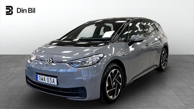 Begagnad VW ID.3 Pro 150 kW (204 HK) 2022 Grå Halvkombi