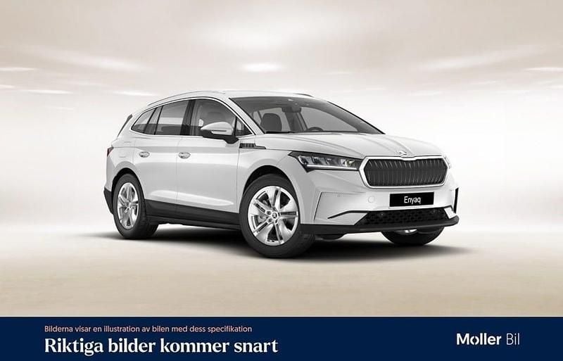 Begagnad Skoda Enyaq iV 210 kW (286 HK) 2025 Moon white metallic SUV