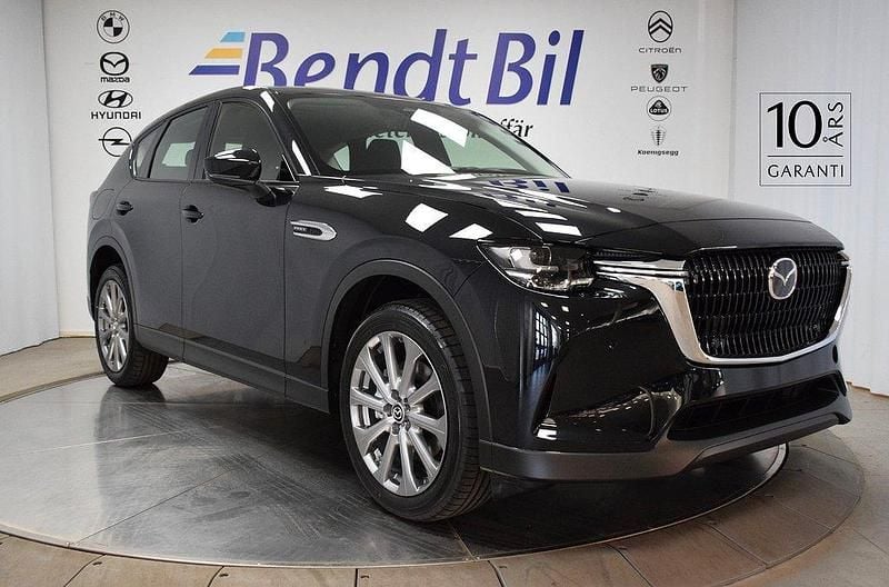 Svart Ny 2025 Mazda CX-60 Exclusive-Line SUV | 529 500 kr (Superpris) - Bild 1/3