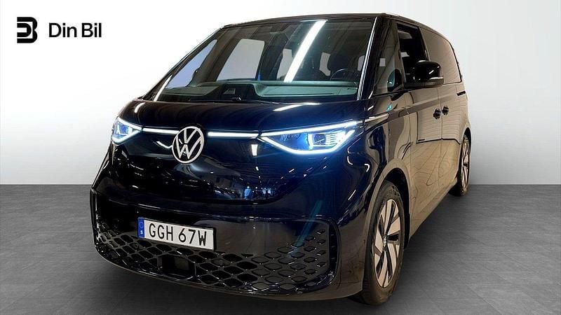Svart Begagnad 2023 VW ID. Buzz Pro Minibuss | 489 000 kr (Marknadspris) - Bild 1/4