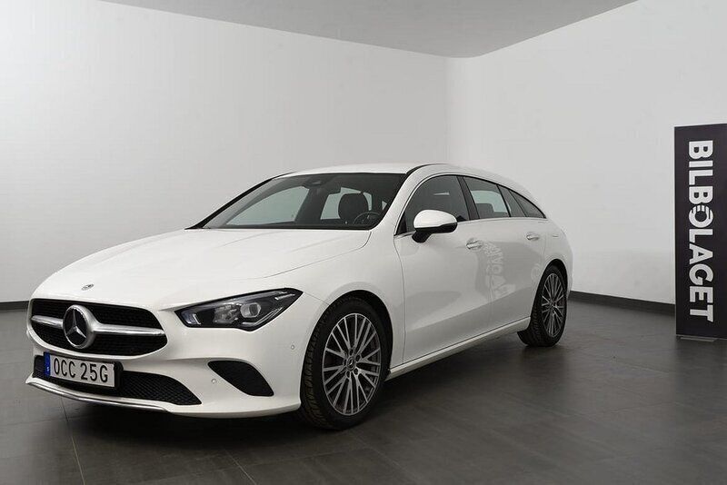 Vit Begagnad 2021 Mercedes CLA200 Shooting Brake Kombi | 249 500 kr - Bild 1/4