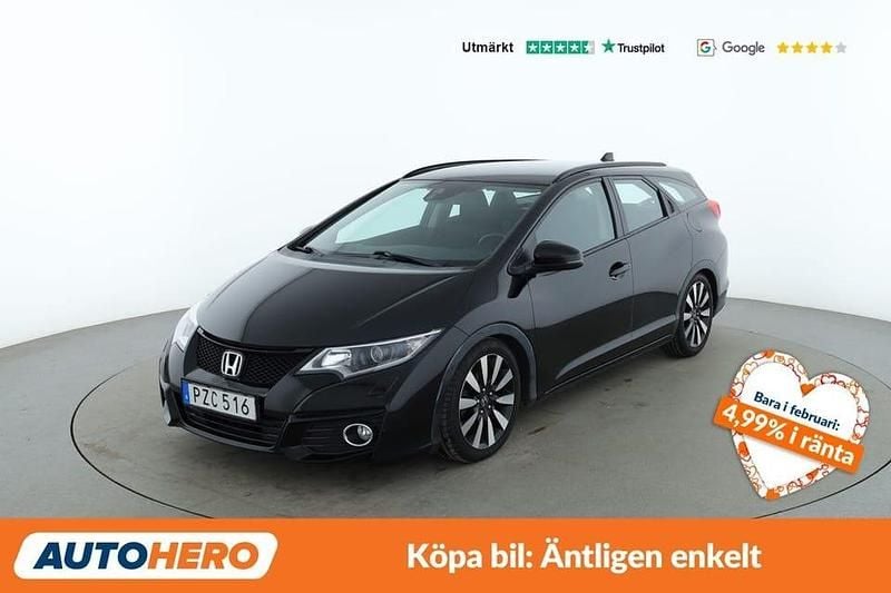 Begagnad Honda Civic Elegance 143 HK (105 kW) 2015 Svart Kombi