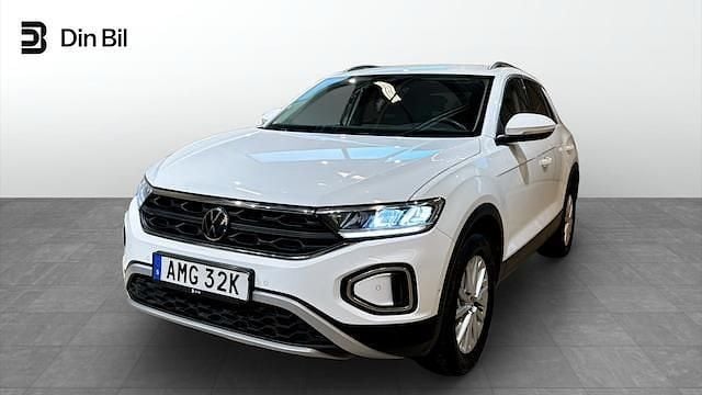 Vit Begagnad 2022 VW T-Roc Life SUV | 254 900 kr (Marknadspris) - Bild 1/4