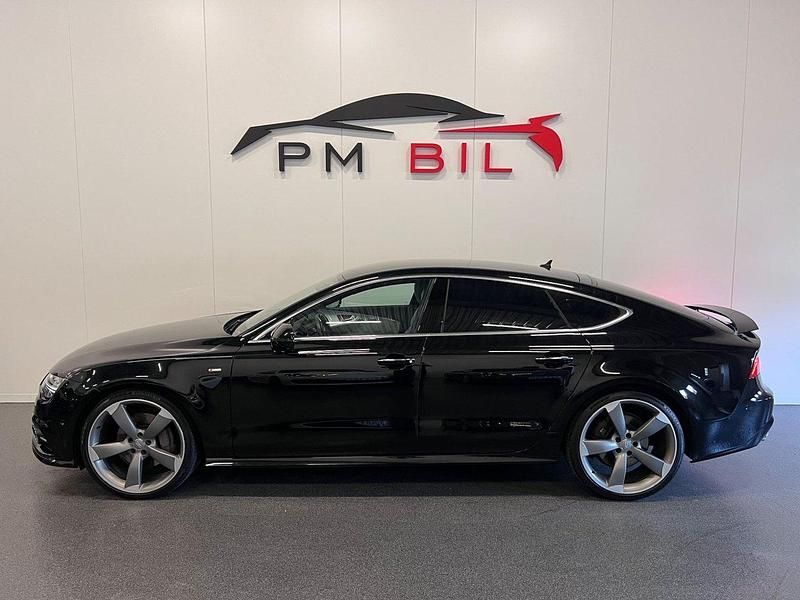 Svart Begagnad 2015 Audi A7 Sportback S-Line Halvkombi | 299 900 kr (Marknadspris) - Bild 1/4