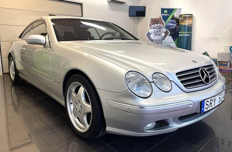 Begagnad Mercedes CL600 368 HK (270 kW) 2002 Ljusgrå (grå) Sportkupé