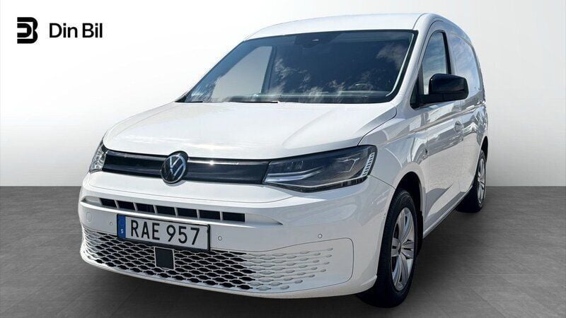Vit (candyvit) Begagnad 2024 VW Caddy Minibuss | 299 000 kr (Superpris) - Bild 1/4