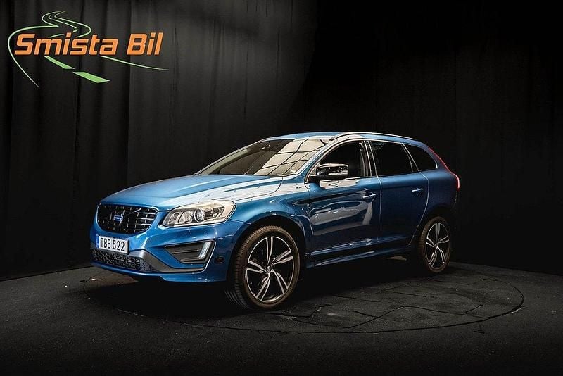 Blå Begagnad 2017 Volvo XC60 R-Design SUV | 249 700 kr (Marknadspris) - Bild 1/3