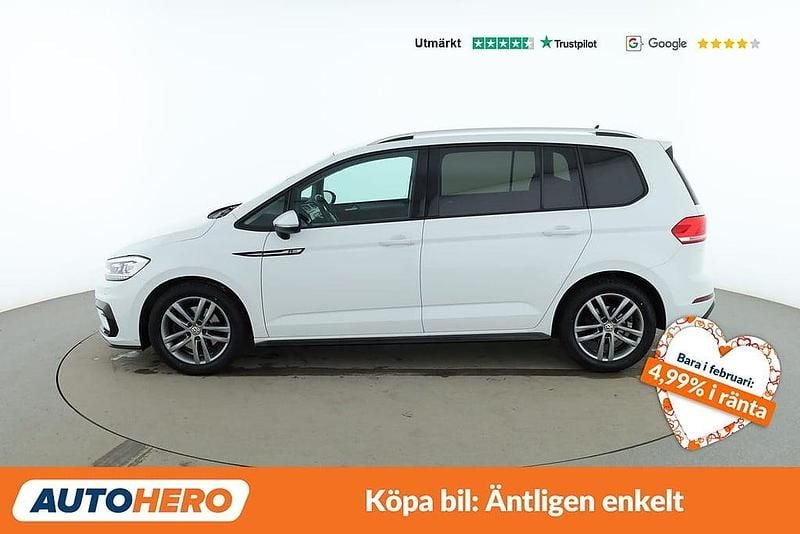 Begagnad VW Touran 150 HK (110 kW) 2017 Vit Minibuss