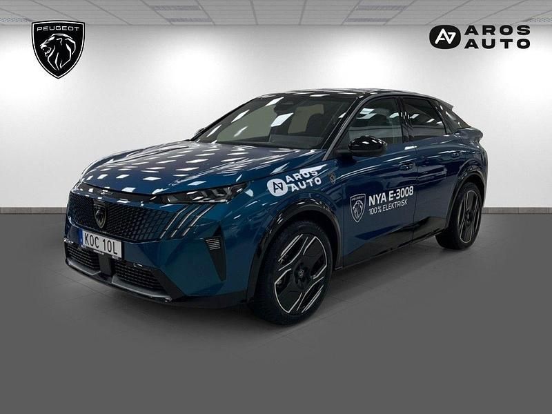 Blå Begagnad 2024 Peugeot e-3008 GT SUV | 434 900 kr - Bild 1/4
