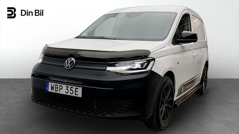 Vit (candyvit) Begagnad 2025 VW Caddy Minibuss | 364 900 kr (Bra pris) - Bild 1/4