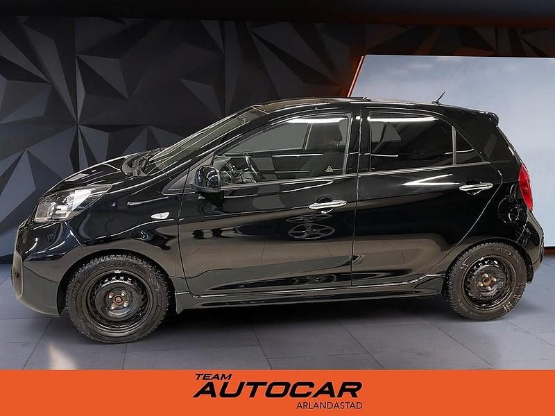 Begagnad Kia Picanto 86 HK (63 kW) 2015 Svart Halvkombi