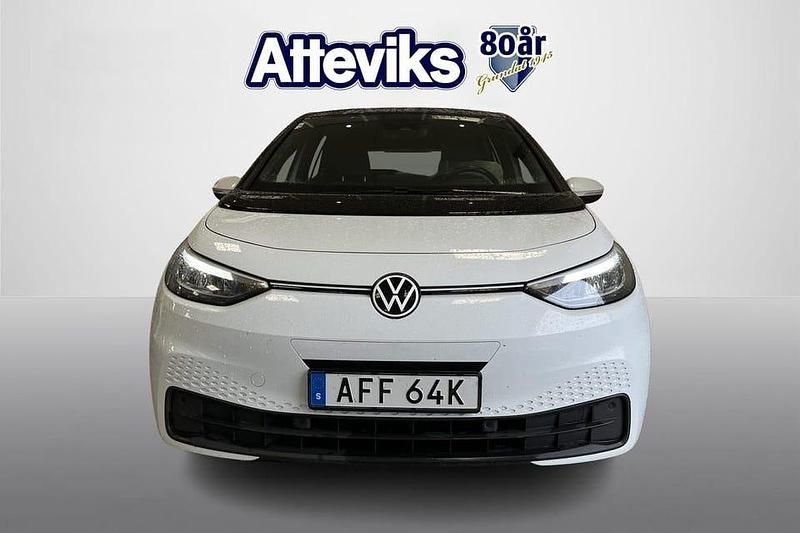 Begagnad VW ID.3 Pro Performance 152 kW (207 HK) 2022 Vit Halvkombi