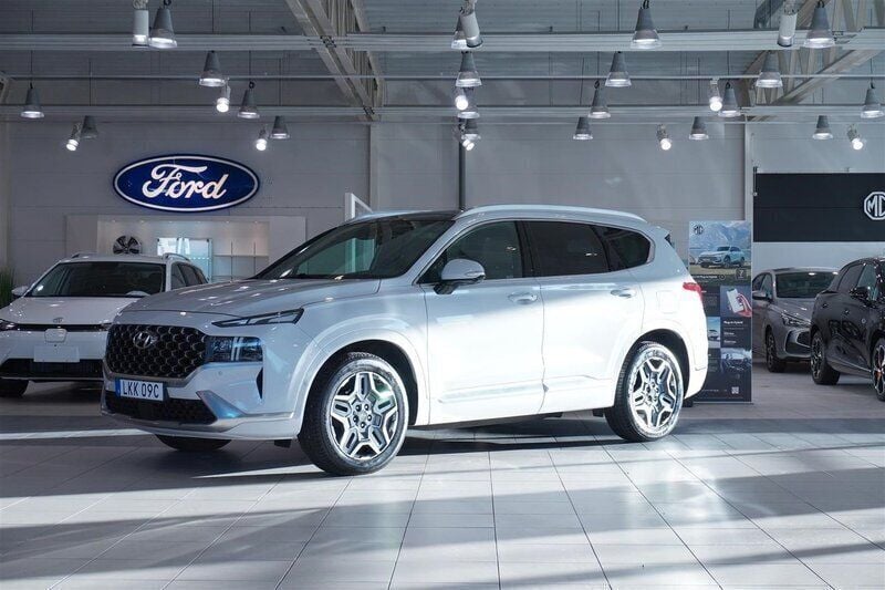 Vit Begagnad 2020 Hyundai Santa Fe Advanced SUV | 348 800 kr (Marknadspris) - Bild 1/4
