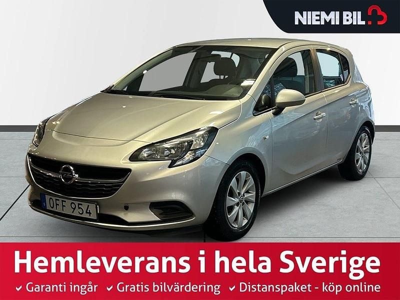 Grå Begagnad 2016 Opel Corsa Enjoy Halvkombi | 79 900 kr (Marknadspris) - Bild 1/3