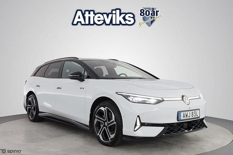 Vit Begagnad 2025 VW ID.7 GTX Kombi | 589 000 kr (Marknadspris) - Bild 1/3