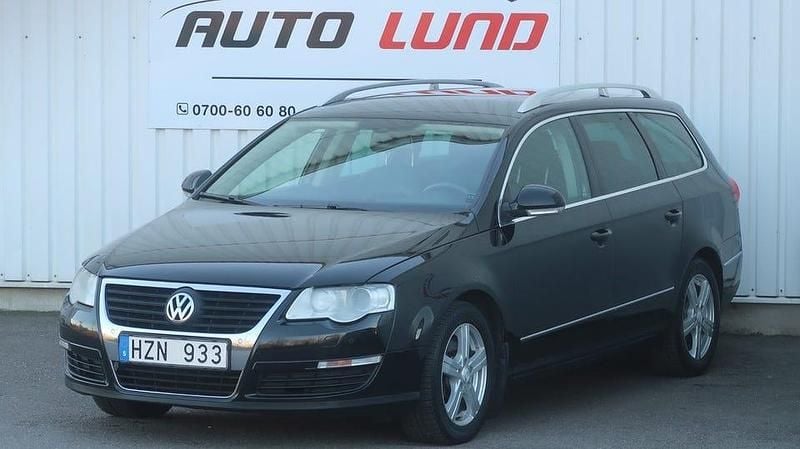 Svart Begagnad 2009 VW Passat Sport Kombi | 39 900 kr (Marknadspris) - Bild 1/4