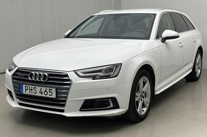 Vit Begagnad 2018 Audi A4 Proline Sedan | 176 000 kr (Marknadspris) - Bild 1/4