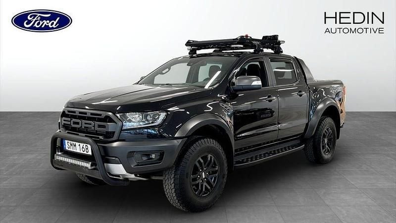 Svart Begagnad 2021 Ford Ranger Raptor Pickup | 509 000 kr - Bild 1/4