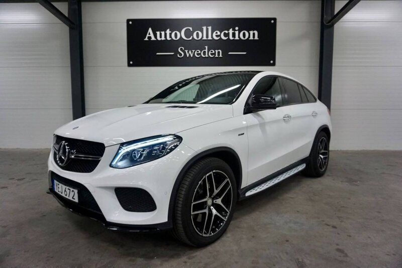 Vit Begagnad 2015 Mercedes GLE450 AMG Sport Edition Sportkupé | 499 900 kr - Bild 1/4